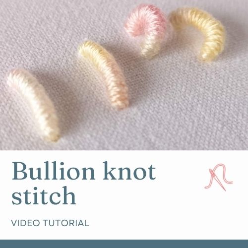 Video tutorial del punto Bullion knot