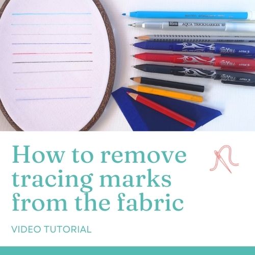Come rimuovere i segni di ricalco dal tessuto - video tutorial