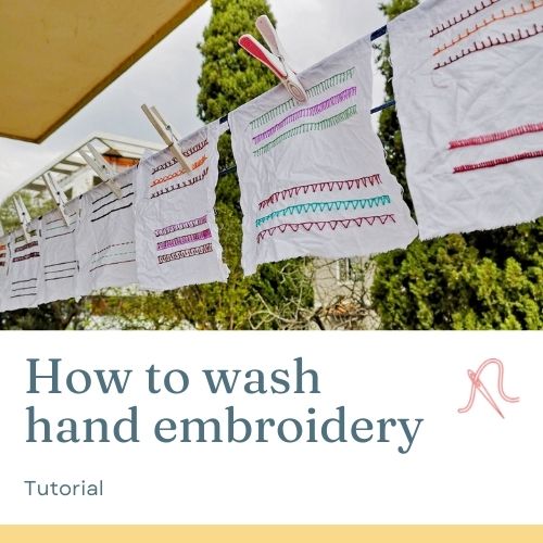 Come lavare i ricami a mano
