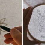 Come trasferire i disegni di ricamo a mano – metodo semplice ed economico Lightbox