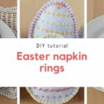Portatovaglioli di Pasqua ricamati a mano tutorial fai da te