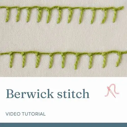 Breve video su come ricamare il punto Berwick
