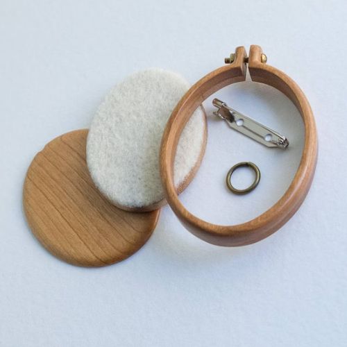 Kit telaio da ricamo Mini hoop in legno duro Premium su Etsy