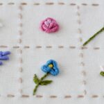 Sei fiori punto lingotti