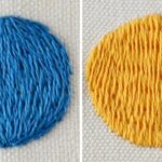 Punto lungo e corto per forme rotonde. Impara a ricamare una sfera e un cerchio