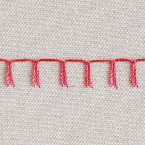 Punto coperta a specchio