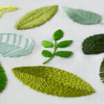 9 modi per ricamare le foglie: Schema PDF gratuito + Tutorial passo passo per il ricamo a mano
