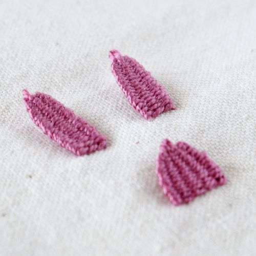 Punto Picot tessuto staccato