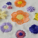 Ricamo di fiori per principianti: Tutorial sul ricamo a mano e schema PDF gratuito da scaricare
