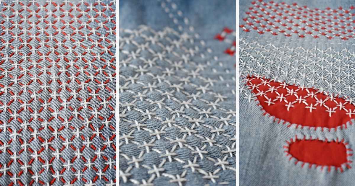 Il rammendo in stile Sashiko - Tutorial passo dopo passo per riparare jeans e altri indumenti - immagine principale