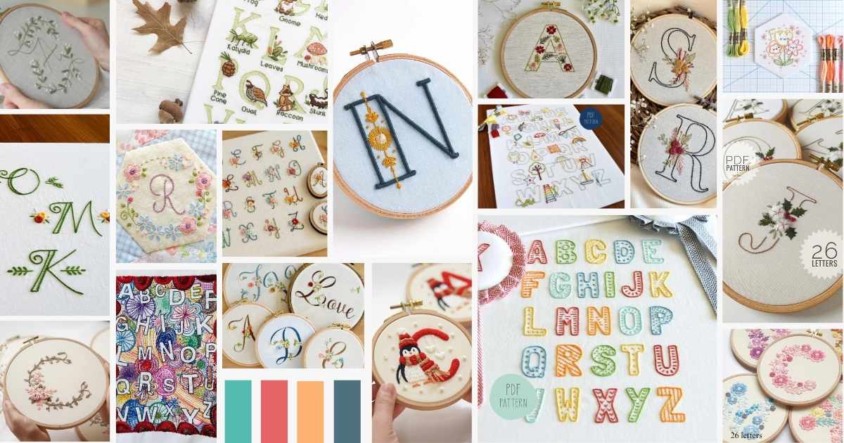 Monogramas bordados a mano - La mejor forma de personalizar regalos - imagen de portada
