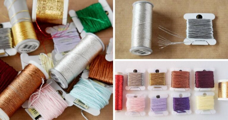 Ricamo a mano con filo metallico immagine di copertina