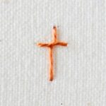 Embroidery stitch: Sword Stitch